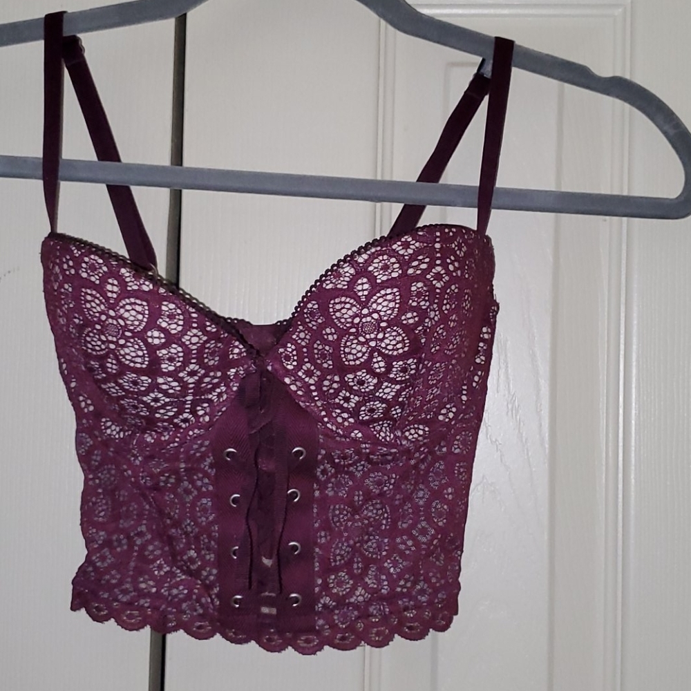 Victoria Secret padded demi bustier